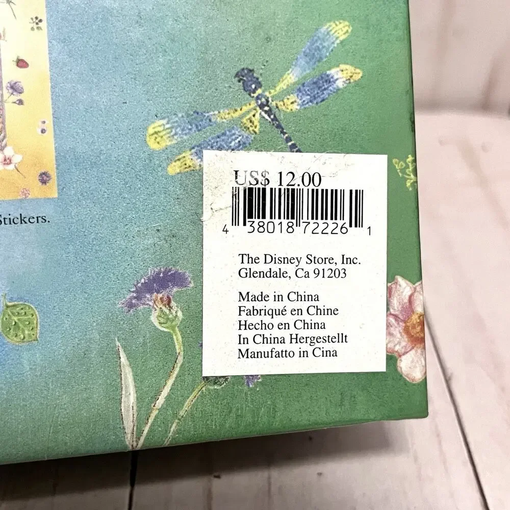 Disney Winnie The Pooh Stationary Gift Box with Envelopes Stickers Pencil Sealed